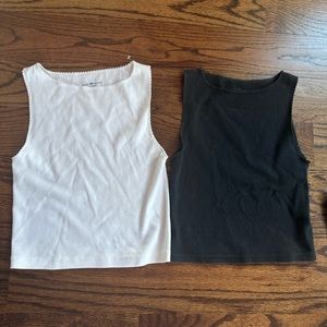 2 brandy tanks black and white